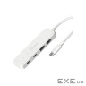 Концентратор J5create USB-C to 2xUSB-A + 2xUSB-C 3.2 10Gbps white (JCH342EW-N)