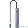 USB-хаб Baseus UltraJoy Series 7-Port HUB AIR Space Grey (Type-C to HDMI4K@60Hz*1+ (B00052803811-02)