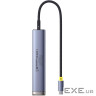 USB-хаб Baseus UltraJoy Series 7-Port HUB AIR Space Grey (Type-C to HDMI4K@60Hz*1+ (B00052803811-02)