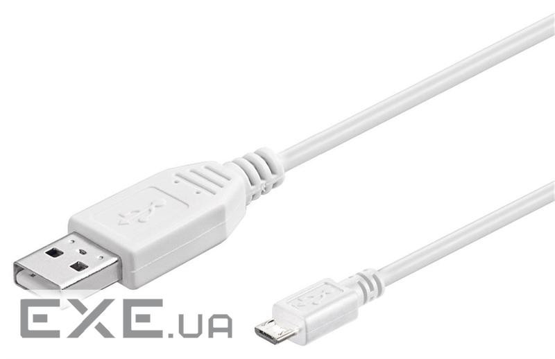 Кабель Goobay USB2.0 A-microB M/M 1.0m, AWG28 2xShielded Cu (75.09.6193-1)