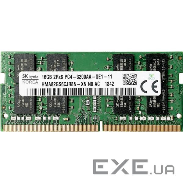 Модуль пам'яті HYNIX SO-DIMM DDR4 3200MHz 16GB (HMA82GS6CJR8N-XN)