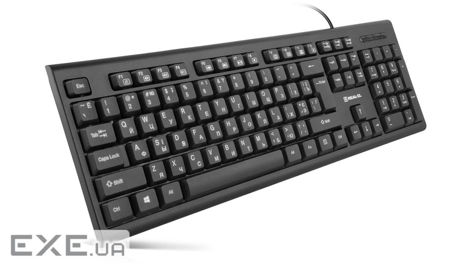 Клавіатура REAL-EL RK-507 USB Black (EL123100050)