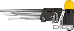 Ключі TOPEX шестигранні HEX 1.5-10 мм, набір 9 шт . (35D962)