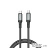 Кабель XO USB Type-C - USB Type-C (M/M), 5А, 240W, 2 м, Black (NB-Q264B-CC.black)