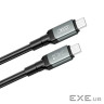 Кабель XO USB Type-C - USB Type-C (M/M), 5А, 240W, 2 м, Black (NB-Q264B-CC.black)
