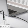 Кабель XO USB Type-C - USB Type-C (M/M), 5А, 240W, 2 м, Black (NB-Q264B-CC.black)