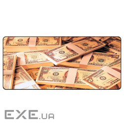 Килимок 300*800 тканинний Dollars з боковою прошивкою, товщина 4 мм, колір Beige, Пакет (UD08) (UD08)