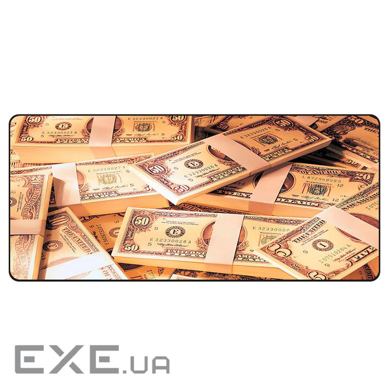 Килимок 300*800 тканинний Dollars з боковою прошивкою, товщина 4 мм, колір Beige, Пакет (UD08) (UD08)