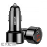 Зарядний пристрій Baseus Magic Series Dual QC 2x3.0, display, black (CCMLC20A-01)