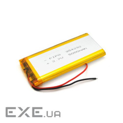 Літій-полімерний акумулятор 9,5 * 42 * 92mm (Li-ion 3.7В 5000мА &middot, год) (954292) ) (954292)