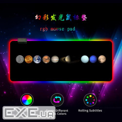 Килимок 300*800 для миші "Planets marbles" тканинний з боковою прошивкою (RGB383D) (RGB383D)