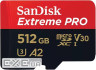 Карта пам'яті SanDisk 512GB microSDXC C10 UHS-I U3 R200/W140MB/s Extreme Pro V3 (SDSQXCD-512G-GN6MA)