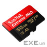 Карта пам'яті SanDisk 512GB microSDXC C10 UHS-I U3 R200/W140MB/s Extreme Pro V3 (SDSQXCD-512G-GN6MA)