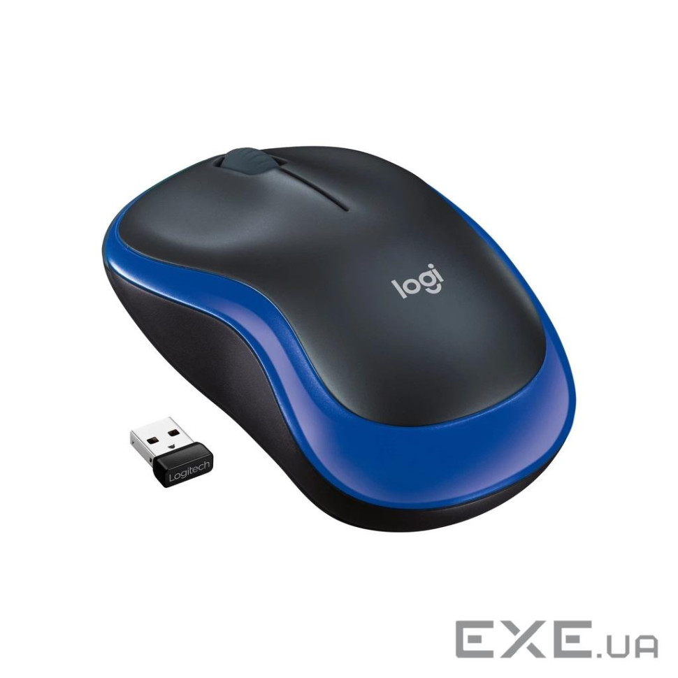 Миша Logitech Wireless Mouse M185 Blue (910-002236)