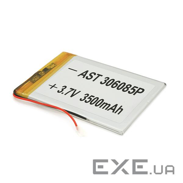 Літій-полімерний акумулятор 3*60*85mm (Li-ion 3.7В 1700мА&middot,ч) (036085) ) (036085)