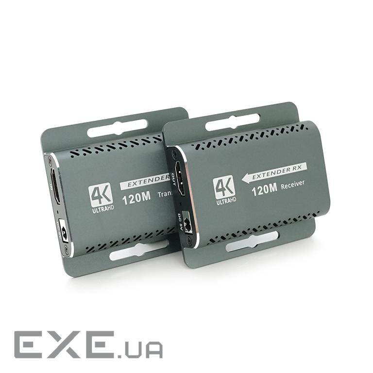Одноканальний активний подовжувач HDMI сигналу кабелем UTP. Дальність перед (YT-SCPE HDM-120m4K30HZ) (YT-SCPE HDM-120m4K