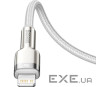 Кабель Baseus Cafule Metal USB-C-Lightning, 1м White (6953156202078)