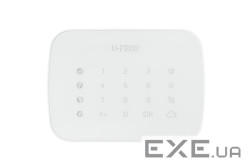 Бездротова сенсорна клавіатура U-Prox Keypad G4 White, 4 групи, бездротовий, білий (4820261370157)