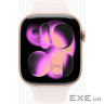 Apple Watch Series 11 GPS 46mm Rose Gold Aluminium Case with Light Blush Sport Band - M/ (MEV74RK/A)