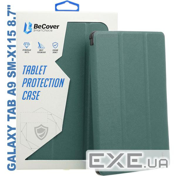 Чохол до планшета BeCover Soft Edge stylus holder Samsung Tab A9 SM-X115 8.7" Dark Green (710357)