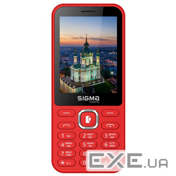 Мобільний телефон Sigma X-style 31 Power Type-C Red (4827798855058)