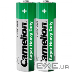 Батарейка CAMELION Super Heavy Duty Green AA 2шт/уп (C-10100206) (4260033156464)