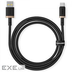Кабель Baseus Dura Series Fast Charging Type-C 60W (1m) gold/black (P10377802U01-00)