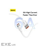 Дата кабель USB 2.0 AM to USB-C 2.0m Superior Fast Charging 100W moon white Baseus (P10320102214-03)