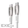 Кабель Baseus Glimmer Series Fast Charging Type-C to Type-C 100W (2m) white (CADH000802)