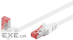 Патч-корд неекранований RJ45 SFTP6 1.0m,patch AWG28 1x90ё PoE/PoE+ LSOH,білий (75.05.1550-1) (75.05.1550-1)