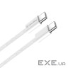 Дата кабель USB-C to USB-C 2.0m (braided cotton) (PD Fast Charging 60W) 3.0А grey ColorWay (CW-CBPDCC068-GR)
