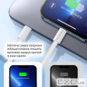 Дата кабель USB-C to USB-C 2.0m (braided cotton) (PD Fast Charging 60W) 3.0А grey ColorWay (CW-CBPDCC068-GR)