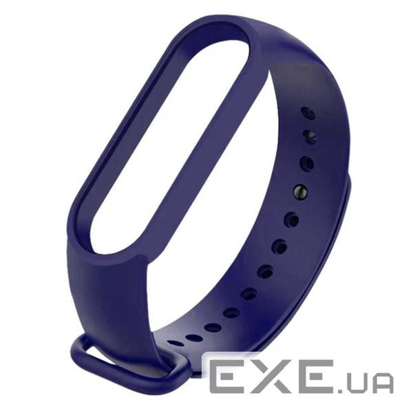 Силіконовий ремінець BeCover для Xiaomi Mi Smart Band 7 Dark Purple (709779)
