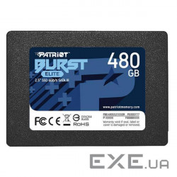 Накопичувач SSD 480GB Patriot Burst Elite 2.5