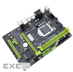 Материнська плата LGA1150, Huananzhi B85-Plus-V1.5, B85, 2xDDR3, Int.Video (CPU), 4xSATA3 (B85 PLUS)