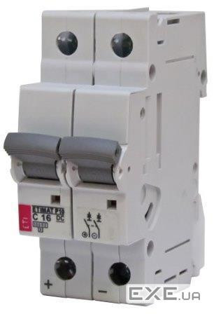Авт. вимикач ETI ETIMAT P10 DC 2p C 50A (10kA) (265021101)