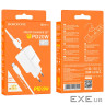 Мережевий зарядний пристрій BOROFONE BA81A single port PD20W charger set (Type-C to (6941991108204)