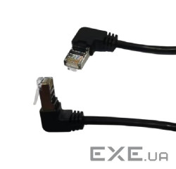Патч-корд литой FTP, RJ45(угловой / угловой), экранированный, FTP5e 0.6 (PCM-FTP-CU-5E / 28 / 0.65B)