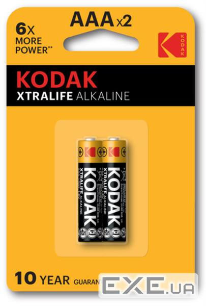 Батарейка KODAK Xtralife AAA 2шт/уп (30413399)