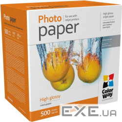 Фотопапір ColorWay 10x15 230г glossy, 500с (PG2305004R)