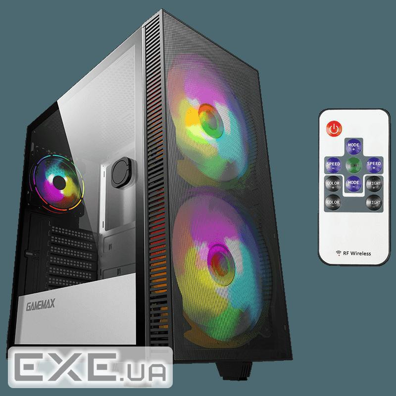 Корпус ATX MID-Tower без БЖ front panel with full mesh, remote control GAMEMAX Ae (Aero)