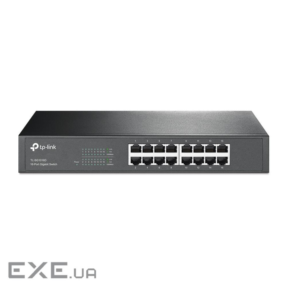 Комутатор мережевий TP-Link TL-SG1016D