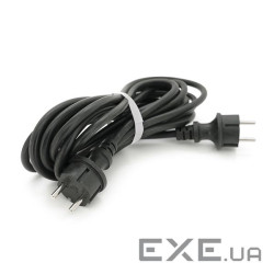 Кабель із двома литими вилками для підключення генератора, подовжувач 5 м ГОСТ 2х (С8-02х2,5-5-JJ) 2,5-5-JJ)