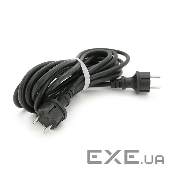 Кабель із двома литими вилками для підключення генератора, подовжувач 5 м ГОСТ 2х (С8-02х2,5-5-JJ) 2,5-5-JJ)