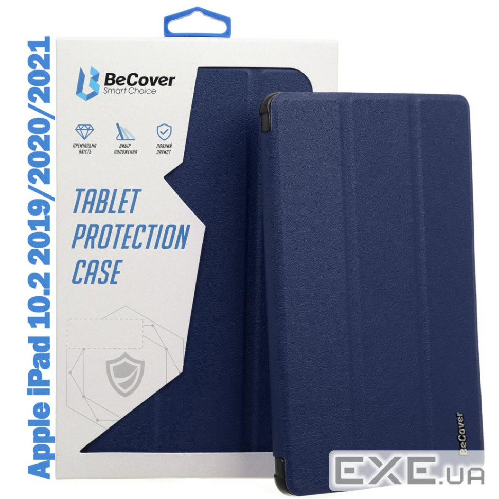 Чохол до планшета BeCover Tri Fold Soft TPU mount Apple Pencil Apple iPad 10.2 2019/2020/20 (708456)