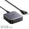 Зарядний пристрій Ugreen 4xUSB 100W (3xType-C+USB A QC3) GAN Charger Nexode Series Black CD328 (90928)