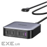 Зарядний пристрій Ugreen 4xUSB 100W (3xType-C+USB A QC3) GAN Charger Nexode Series Black CD328 (90928)
