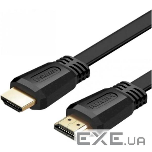 Кабель UGREEN ED015 Flat Cable HDMI v2.0 1.5м Black (50819) (UGR-50819)