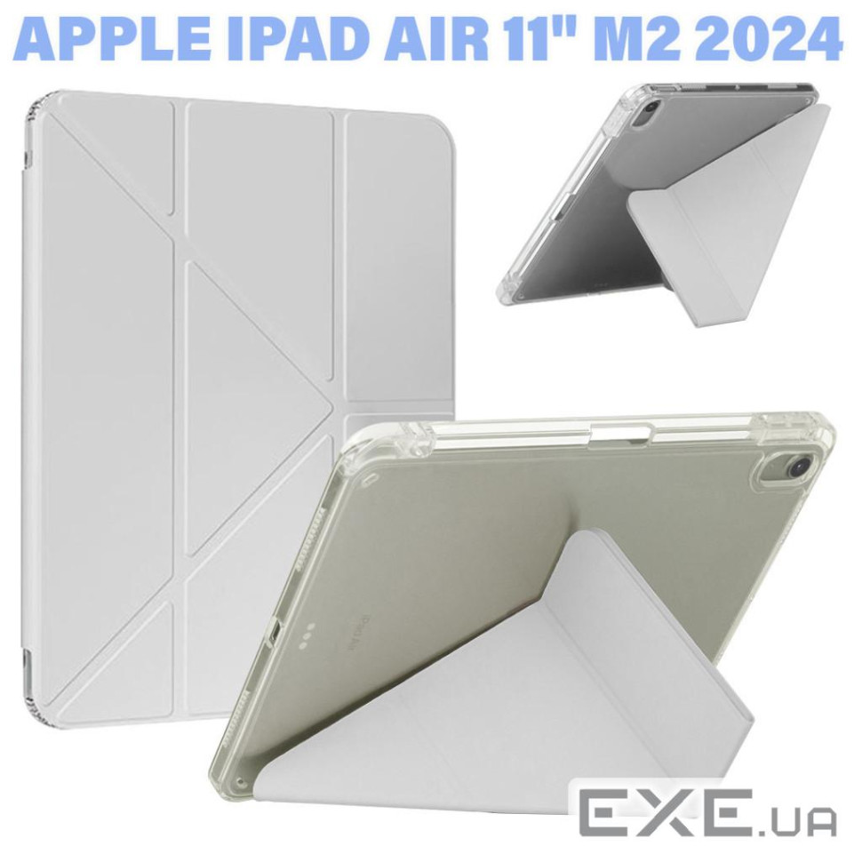 Чохол до планшета BeCover Ultra Slim Origami Transparent Apple iPad Air 11" M2/M3 (2024/202 (711390)