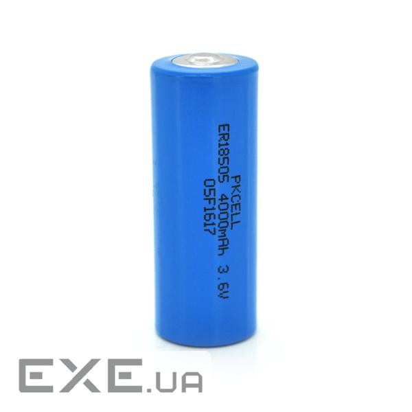 Батарейка ER18505, 4000 mAh, PKCELL, 1 шт , 3.6V, Li-ion, OEM
